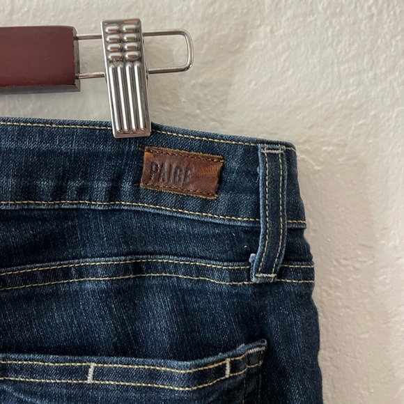 Paige Dark Wash Skinny Jean size 27 - Picture 5 of 7
